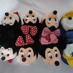 ディズニーキャラクタースリッパ　４点セットの画像