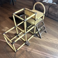 かんたん折りたたみ2段ジムの画像