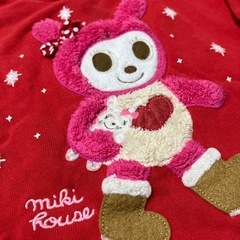 Miki House 赤いトレーナー サイズ90の画像