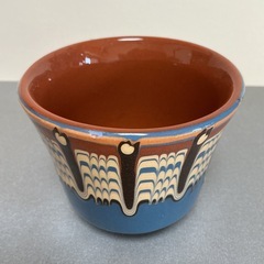 【訳あり】ブルガリアの工芸品トロヤン陶器カップの画像