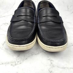 【定番】COLE HAAN コールハーン コインローファー 25cm ネイビーの画像