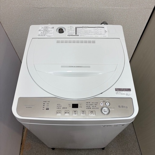 ⭐️SHARP⭐️ 全自動洗濯機 2023年 5.5kg ⚠️傷あり 大阪市近郊配送無料