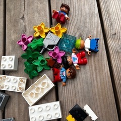 レゴ　デュプロ＋基礎板の画像