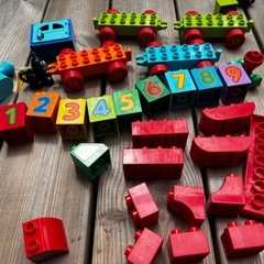 レゴ　デュプロ＋基礎板の画像