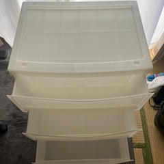 収納ケース　プラスチック　3段の画像