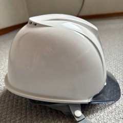 作業用ヘルメット　無地　白
の画像