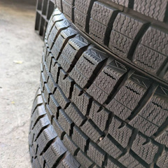 4本程度良いですホンダ純正アルミホイール 17×6J OFF55 5H 114.3 冬タイヤ10分山近いですの画像