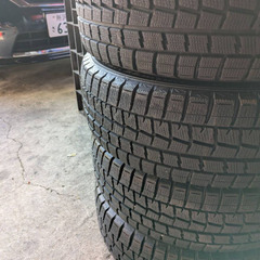 4本程度良いですホンダ純正アルミホイール 17×6J OFF55 5H 114.3 冬タイヤ10分山近いですの画像