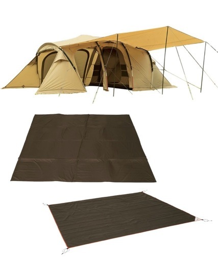 3点セット新品未使用  ビジョンピークス テント グランドシート マット3点セット クアトロアーチ2ルーム RF+マット+シート VP160101K01+VP160301G01+VP160303G01