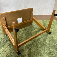 【リユース☆エコちょっぷ】高さ調整可能　天然木　テーブルの画像