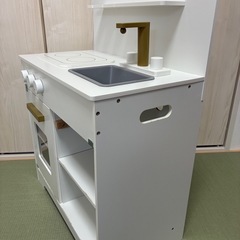 木製　おままごとキッチン　の画像