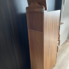 鏡付き収納棚の画像