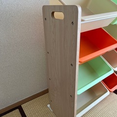 〈お取り引き中〉おもちゃ収納棚の画像