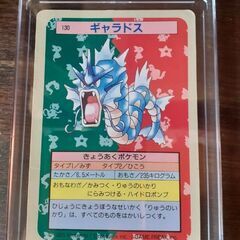 🐟️トップサン 最初期のポケモンカード 1995 ギャラドス 裏...
