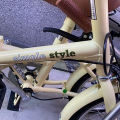 未使用品　折り畳み自転車　16インチの画像