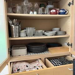 MUJI 食器棚の画像