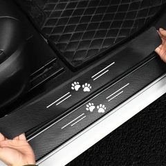 車用ドアシルプロテクター5枚セット　肉球柄の画像