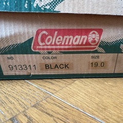 Coleman レインブーツ（未使用）の画像