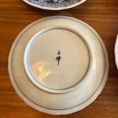 使い勝手◎！和皿 4枚セット　片岡鶴太郎　千峰（有田焼）の画像