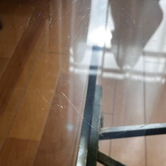 ヴィンテージ　ガラス　テーブルの画像