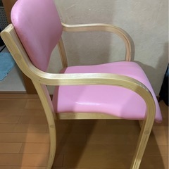 ダイニングチェア 介護椅子 肘付き 1脚の画像