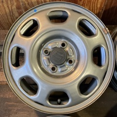 スチールホイール15インチ4.5J 4本／100-4H／ハスラー A4968
の画像