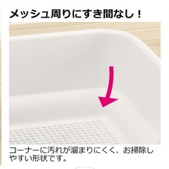 お掃除簡単ステップ壁付トイレ レギュラーリッチェル 幅49.3×奥行き35.3×高さ16.3cm 犬 体重目安8kg以下 トイレトレー トイレ ドッグトイレ バスタブ型 いたずら防止 簡単お手入れの画像