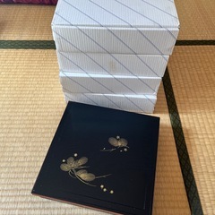 松花堂弁当箱　5客セットの画像