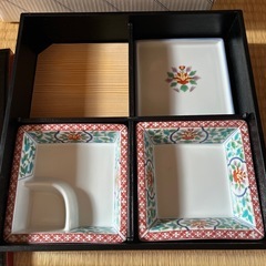 松花堂弁当箱　5客セットの画像