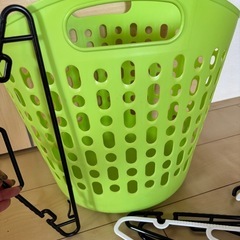 ランドリーバスケット&ハンガー色々15本の画像