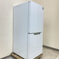 中古家電セット(冷蔵庫 SHARP 152L 2021年製 SJ-GD15G-W 洗濯機 SHARP 6kg 2021年製 ES-GE6E)の画像