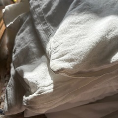 SD肌掛け布団×ﾘﾈﾝ混布団ｶﾊﾞｰｾｯﾄ(ﾎｰﾑｸﾘｰﾆﾝｸﾞ済◎)の画像