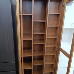★リユースのサカイ水戸店★書棚ブラウンH180×D42×W76クリーニング済みMT6068の画像
