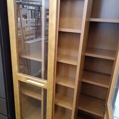 ★リユースのサカイ水戸店★書棚ブラウンH180×D42×W76クリーニング済みMT6068の画像