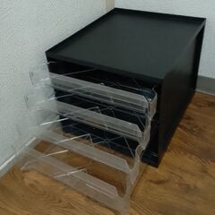 書類引き出しケース4段 の画像