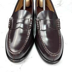 【超美品】REGAL リーガル コインローファー 25 ダークブラウン 本革の画像