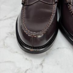 【超美品】REGAL リーガル コインローファー 25 ダークブラウン 本革の画像