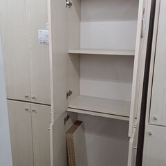 ★リユースのサカイ水戸店★収納棚木目調H192×D28×W60クリーニング済みMT6069の画像