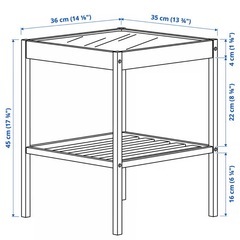 NESNA ネスナ IKEA サイドテーブルの画像