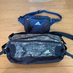 adidasウエストバッグ2個 の画像