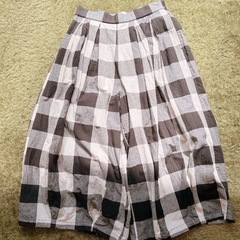 バッファローチェック柄　スカーチョ　Mサイズの画像