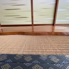 ③天然木 一枚板 無垢材 座卓/花台木製ローテーブル （100×55×3cm）の画像