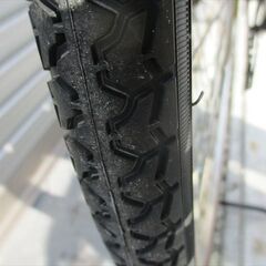 E634★限定特価★ 中古自転車 【27インチ　シティサイクル　ブルー　6段　LEDオートライト 】の画像