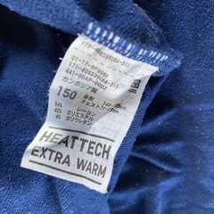ユニクロ子供用ヒートテック150センチ古着の画像