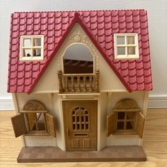 シルバニアファミリー　赤い屋根のお家　お人形セットの画像