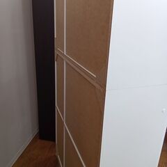 ★リユースのサカイ水戸店★フリーラックホワイトH239×D35×W100クリーニング済みMT6071の画像