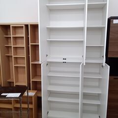 ★リユースのサカイ水戸店★フリーラックホワイトH239×D35×W100クリーニング済みMT6071の画像