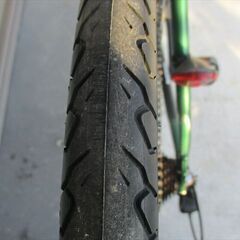 E635★　18800円★整備済み スポーツ中古自転車 グリーン　48ｃｍ【軽量アルミクロスバイク】の画像