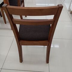 ★リユースのサカイ日立店★HJ8191 タンスのゲン ダイニングテーブルセット ダークブラウン H71×D75×W75 クリーニング済み の画像