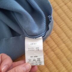 美品　水色ニットの画像